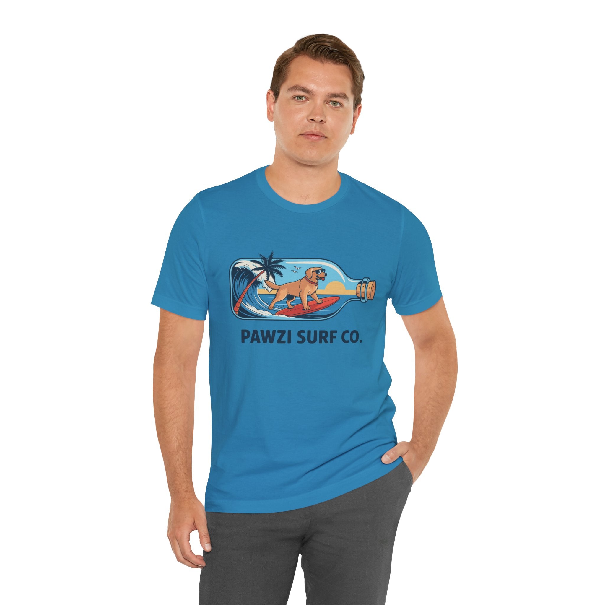 Sunset Surfer (Adult Short Sleeve T-Shirt)