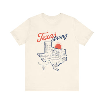 Texas Outline (Adult Short Sleeve T-Shirt)