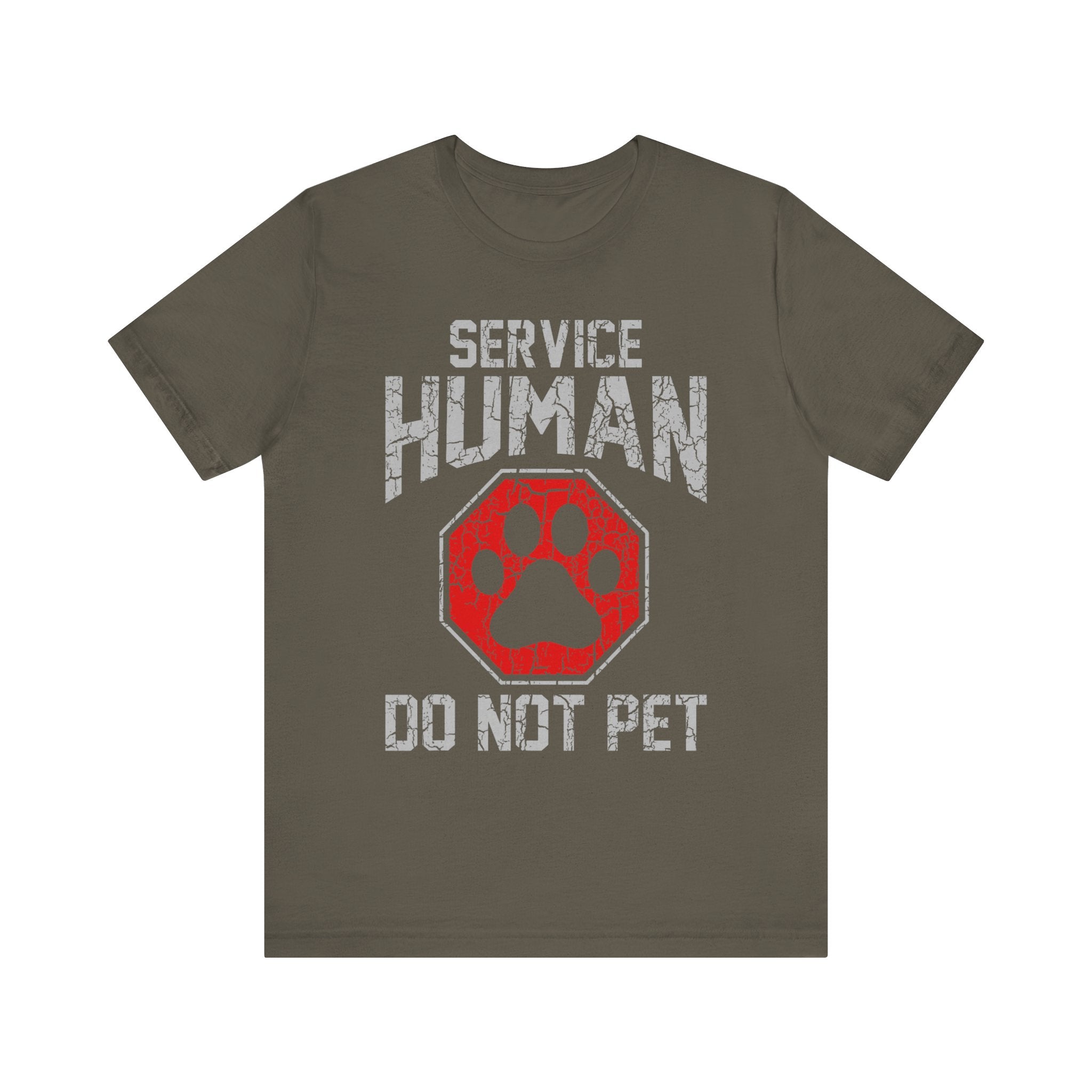 Service Human Do Not Pet T-Shirt – Funny Dog Owner Tee