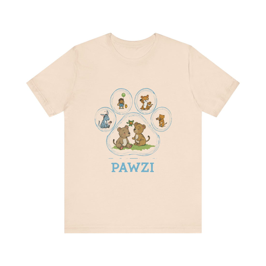 Pooh Paw - Natural (Adult Short Sleeve T-Shirt) Limited Edition