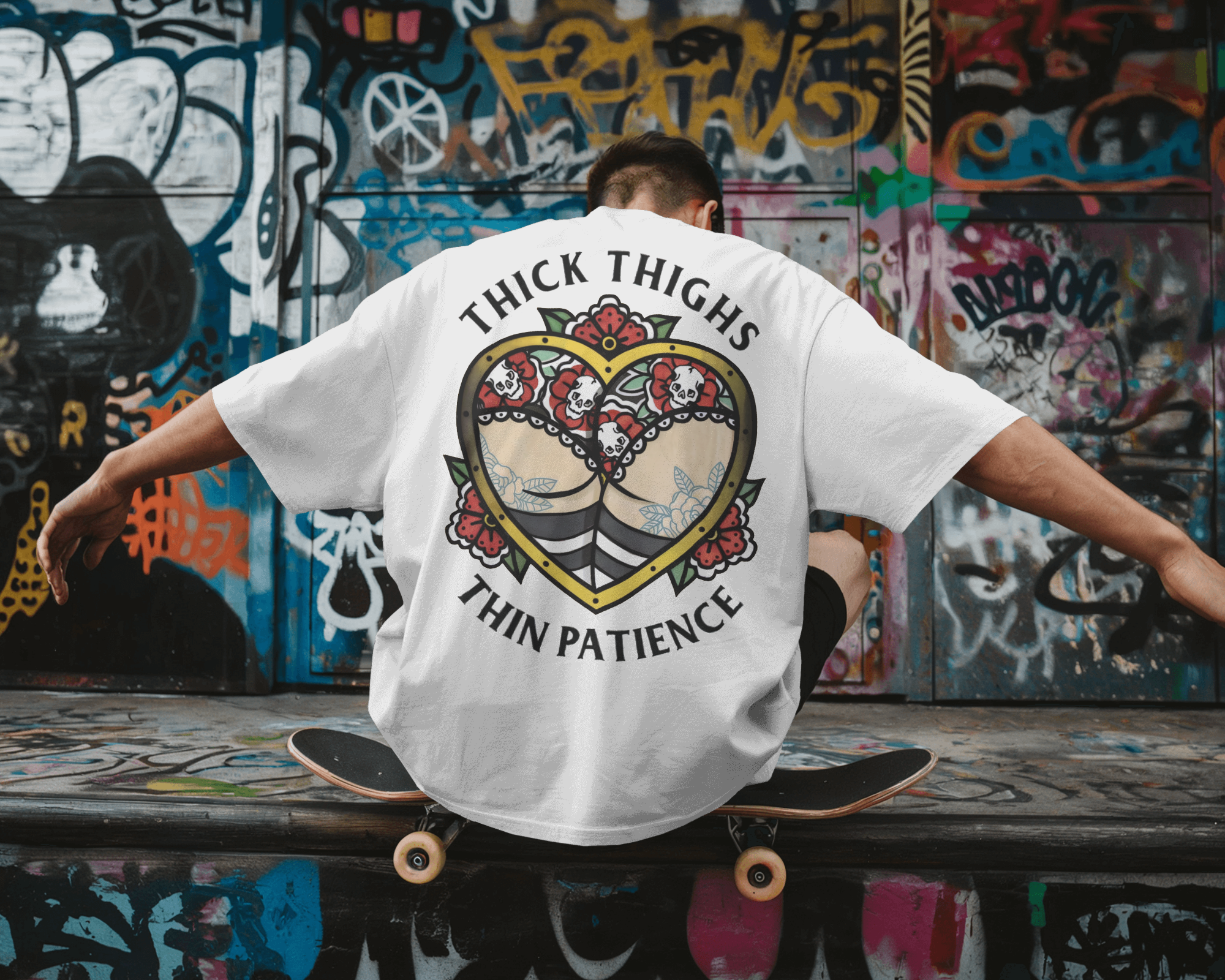 Thick Thighs Thin Patience T-Shirt (Unisex)