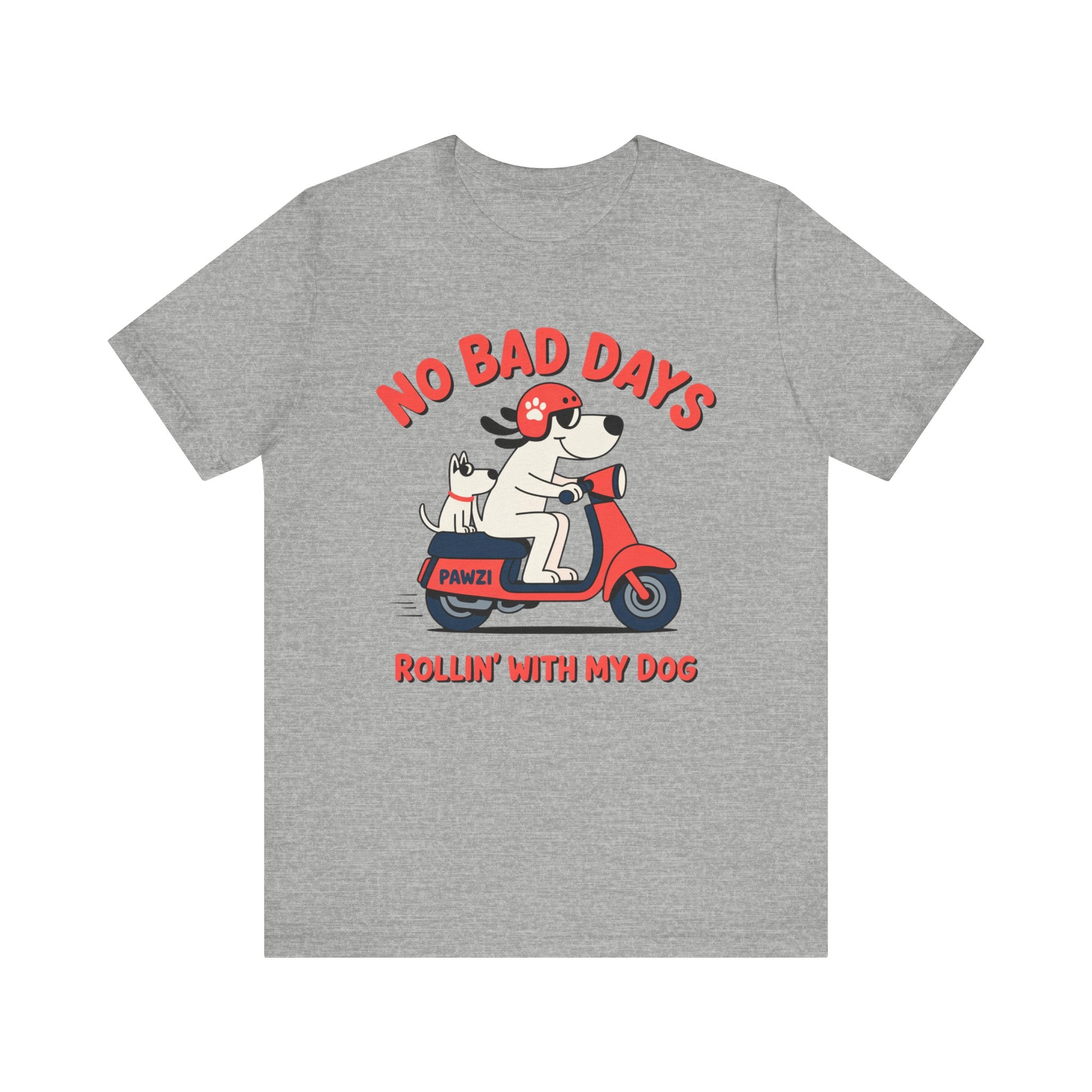 Rollin' With My Dog (Adult Short Sleeve T-Shirt)