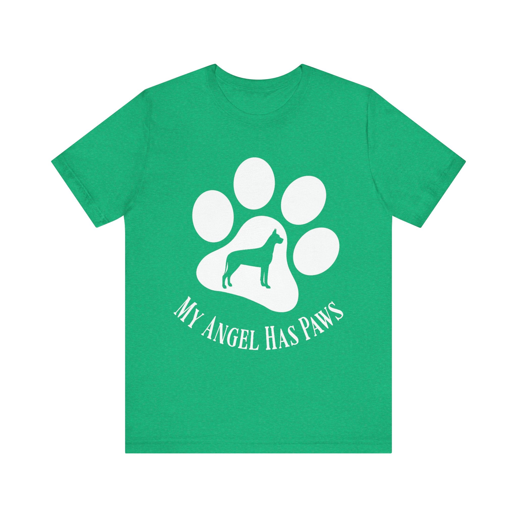 Great Dane T-Shirt – My Angel Has Paws Dog Lover Tee