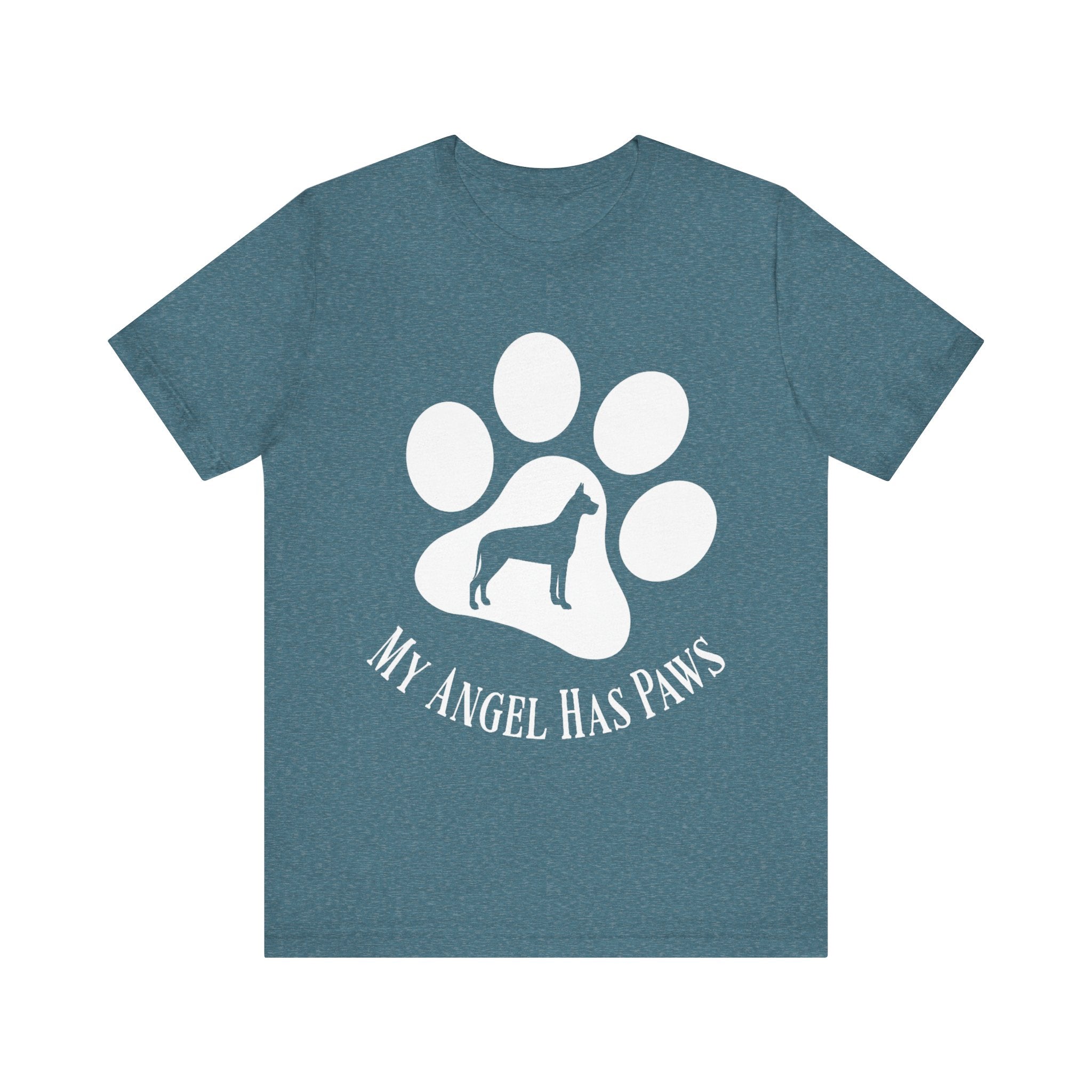 Great Dane T-Shirt – My Angel Has Paws Dog Lover Tee