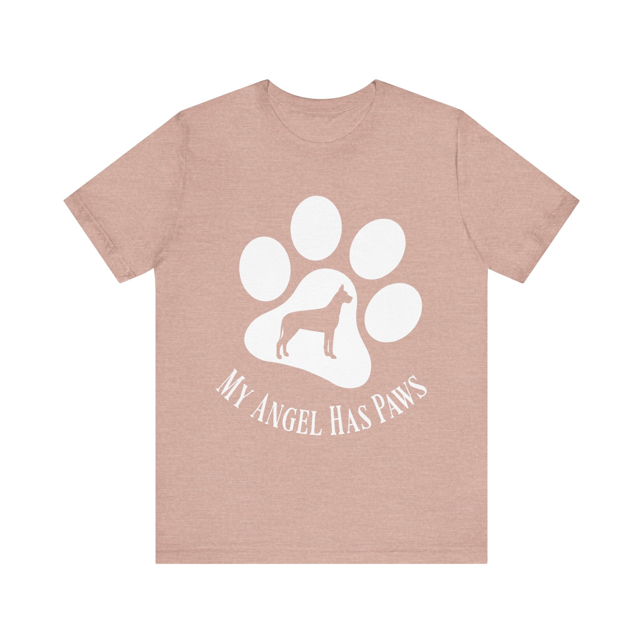Great Dane T-Shirt – My Angel Has Paws Dog Lover Tee
