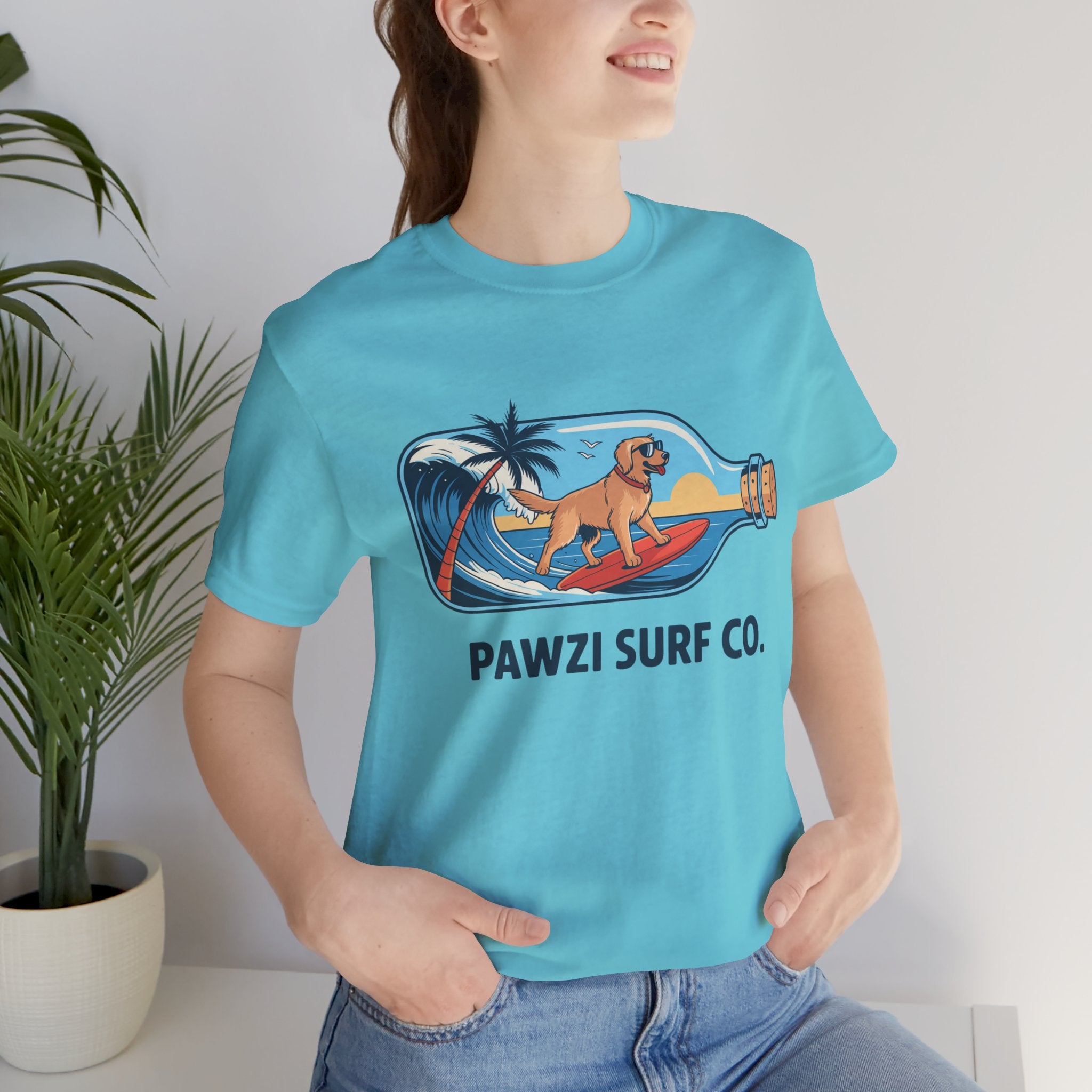 Sunset Surfer (Adult Short Sleeve T-Shirt)