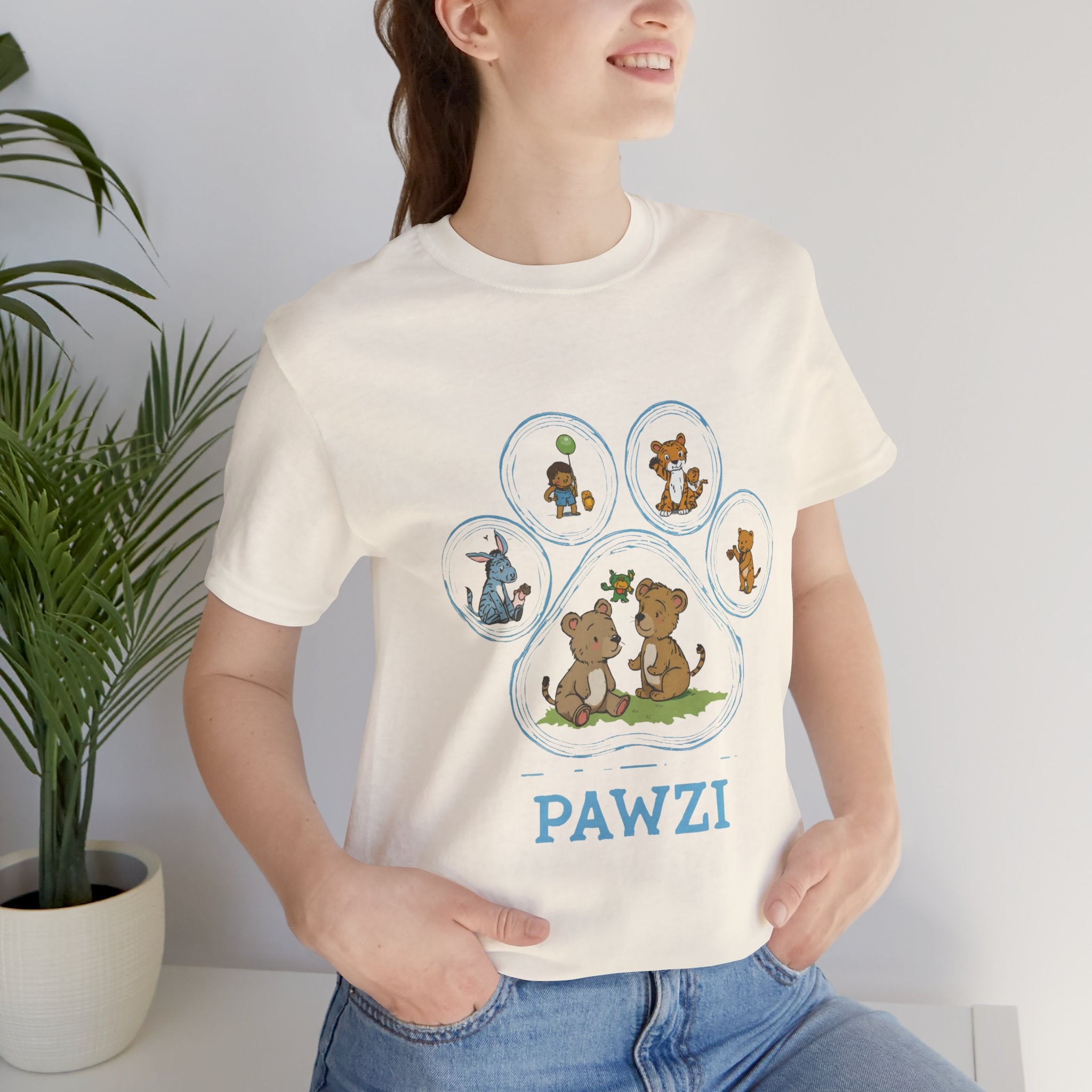 Pooh Paw - Natural (Adult Short Sleeve T-Shirt) Limited Edition