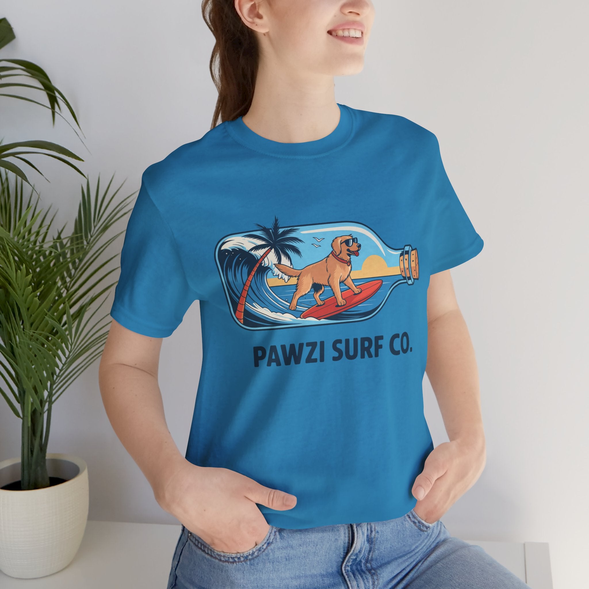 Sunset Surfer (Adult Short Sleeve T-Shirt)