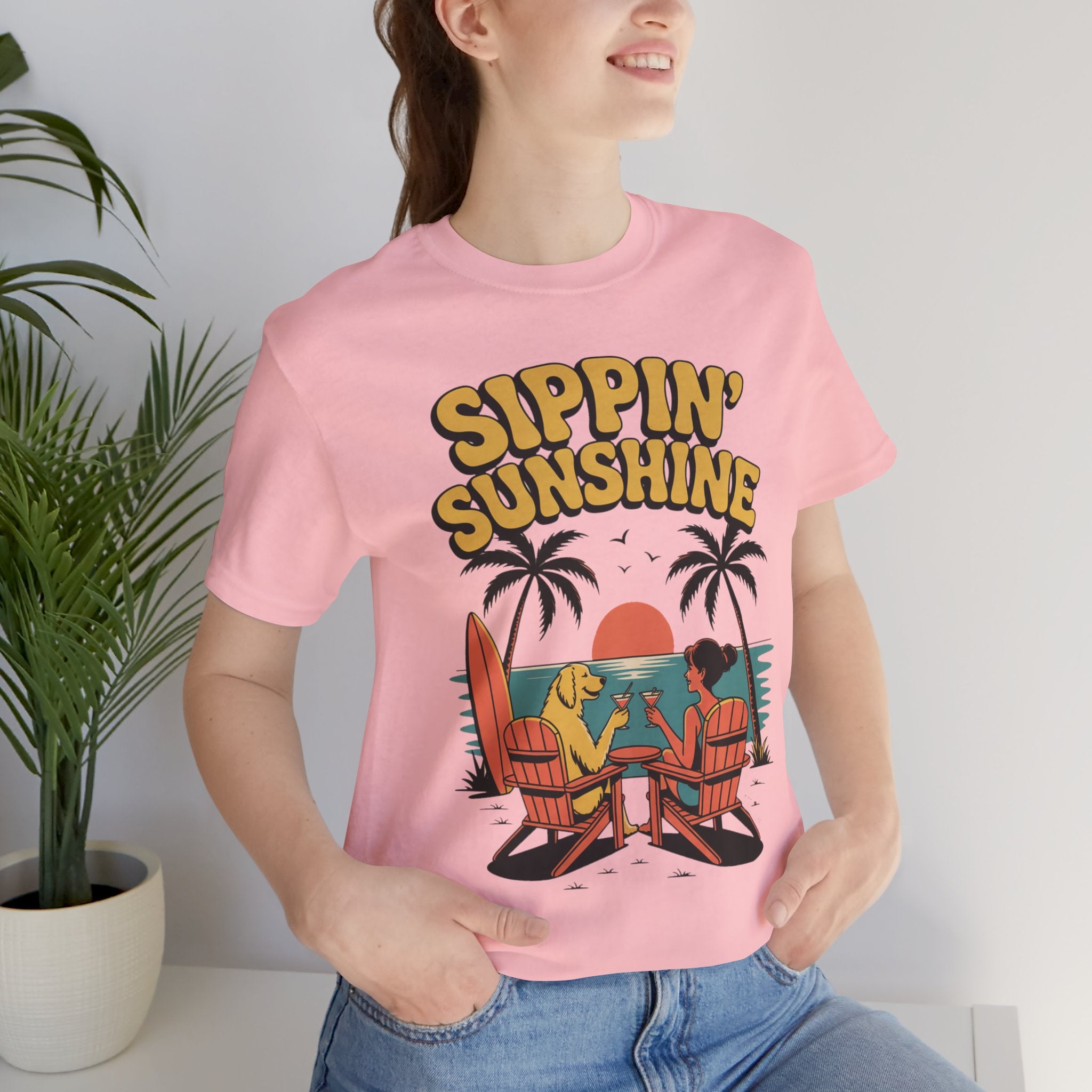Sippin' Sunshine (Adult Short Sleeve T-Shirt)