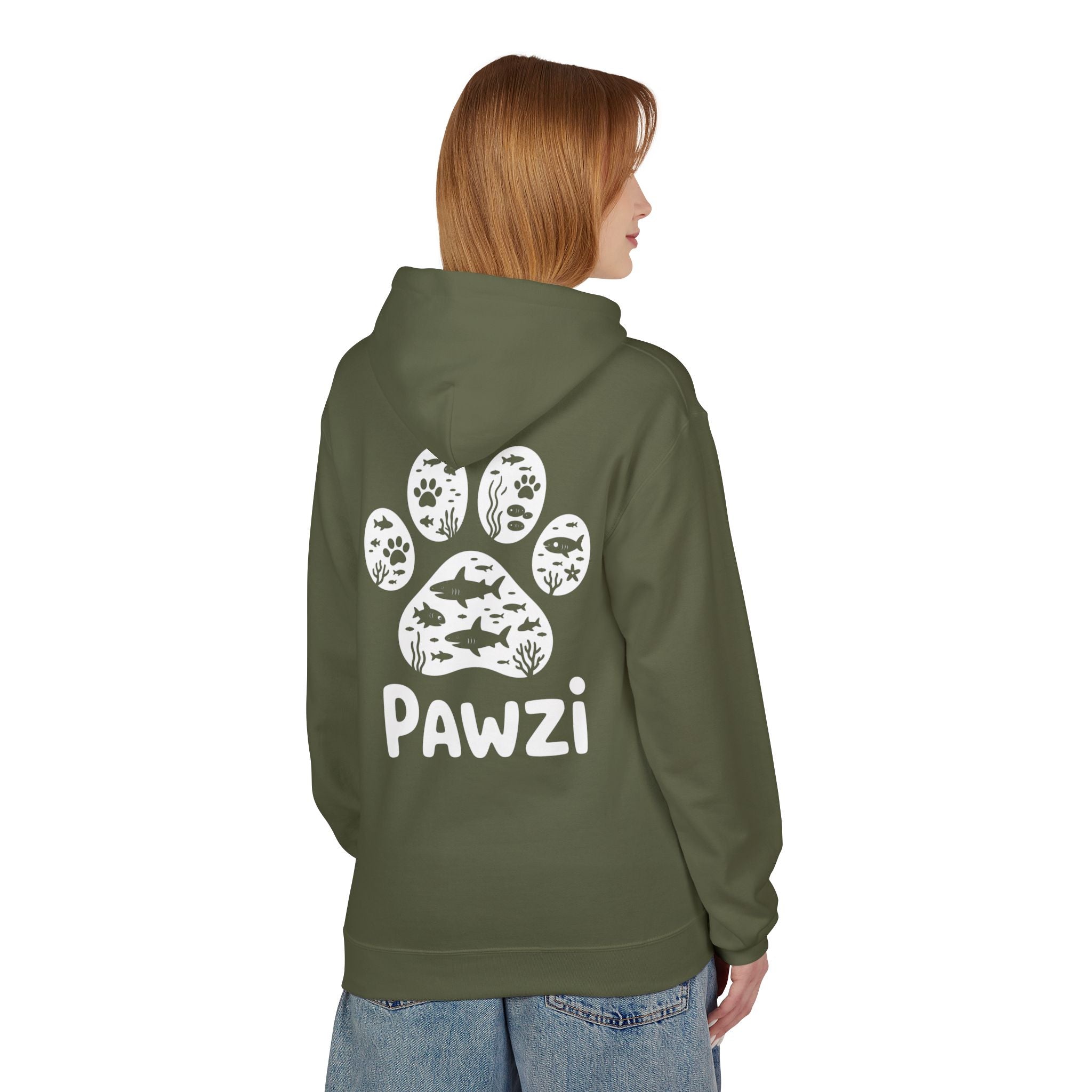 Shark Pawzi (Adult Hoodie)