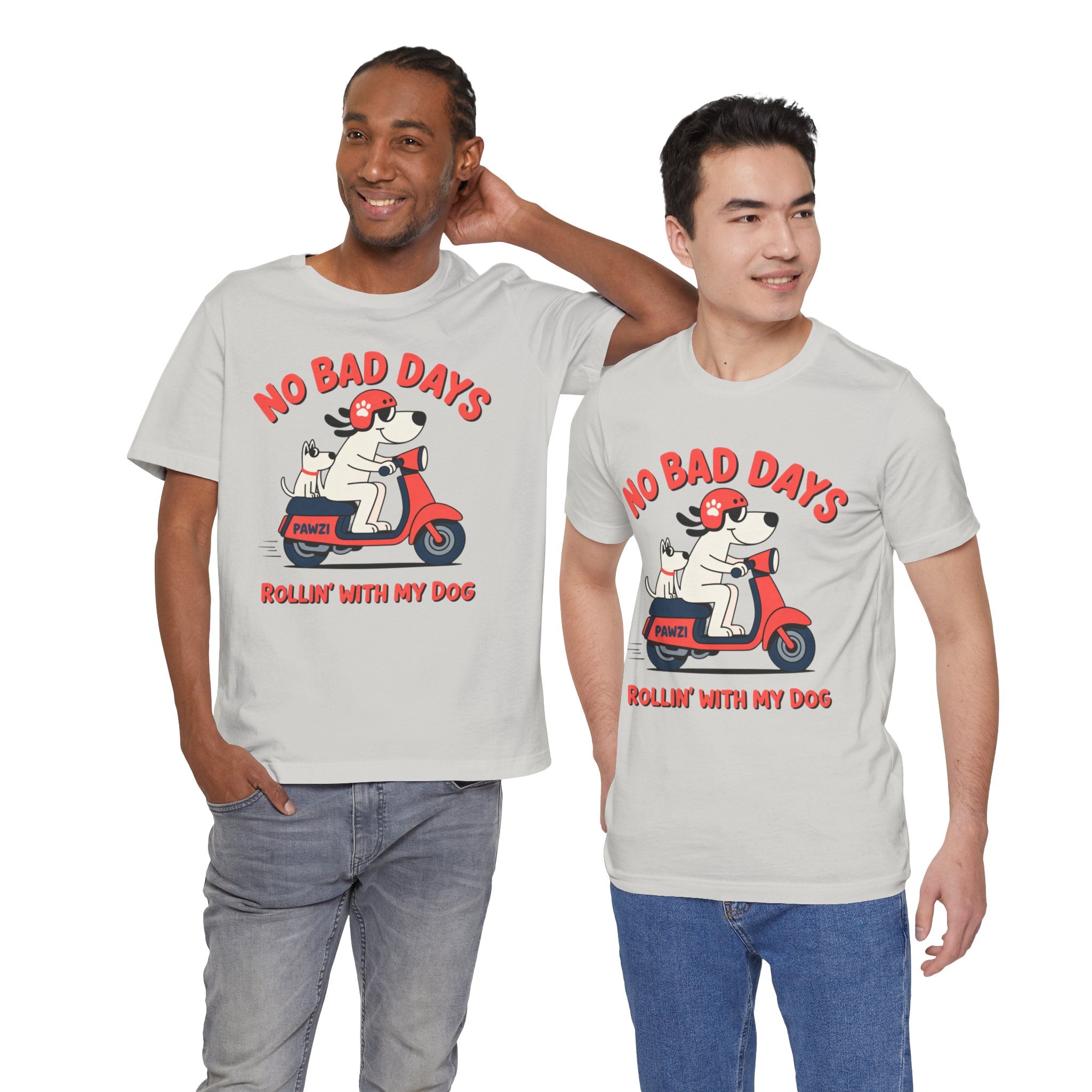 Rollin' With My Dog (Adult Short Sleeve T-Shirt)
