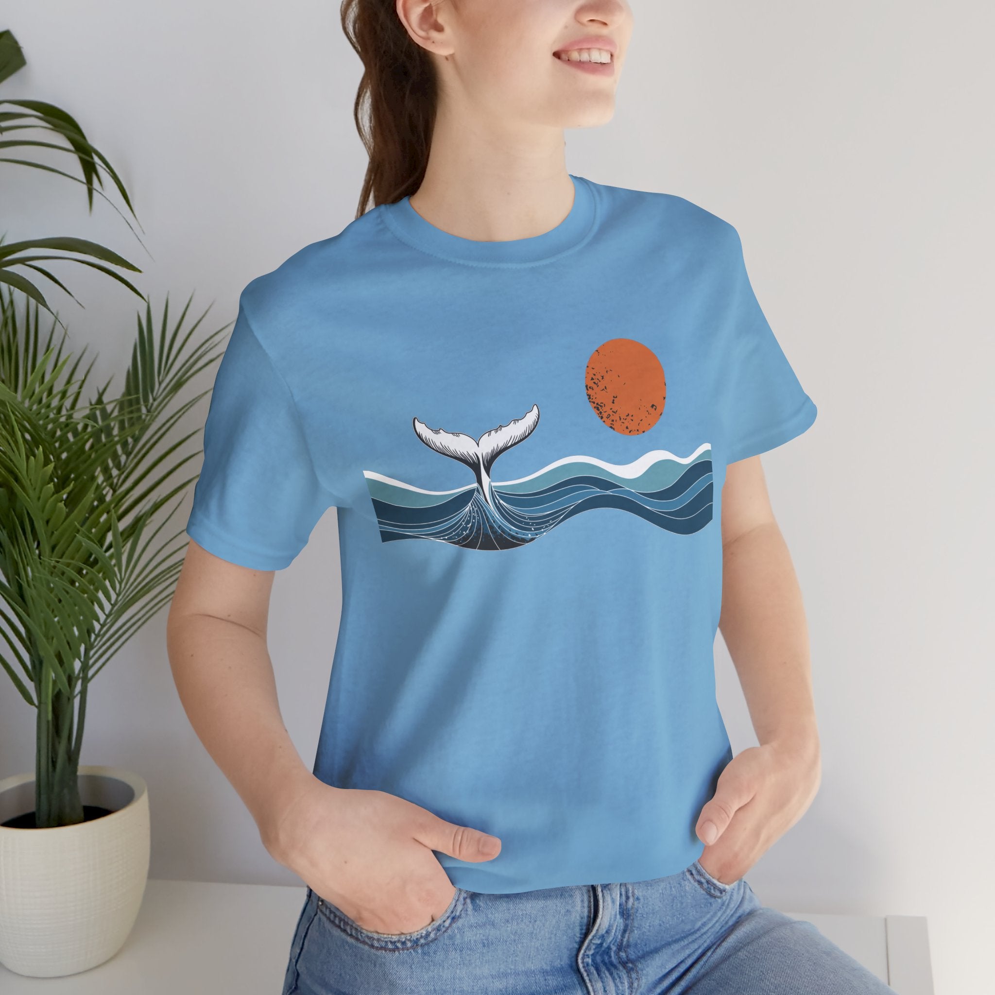 Whale Tail Sunset T-Shirt